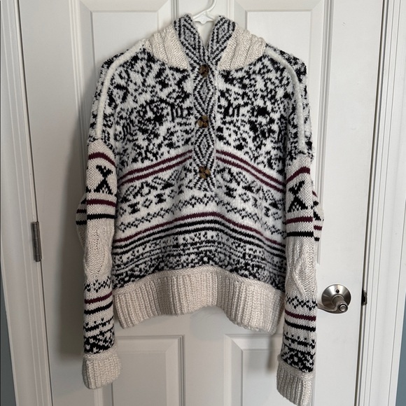 Anthropologie Pilcro Relaxed Hooded Sweater - Picture 5 of 8